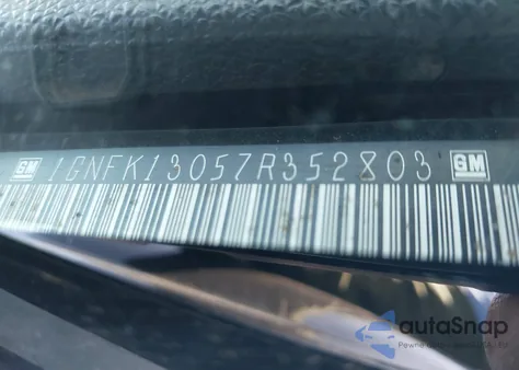 2007 Chevrolet Tahoe Lt z USA, uszkodzony, nr VIN 1GNFK13057R352803